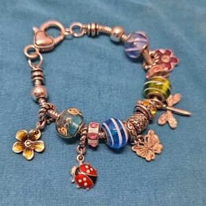 Pandora Style Charm Bracelet